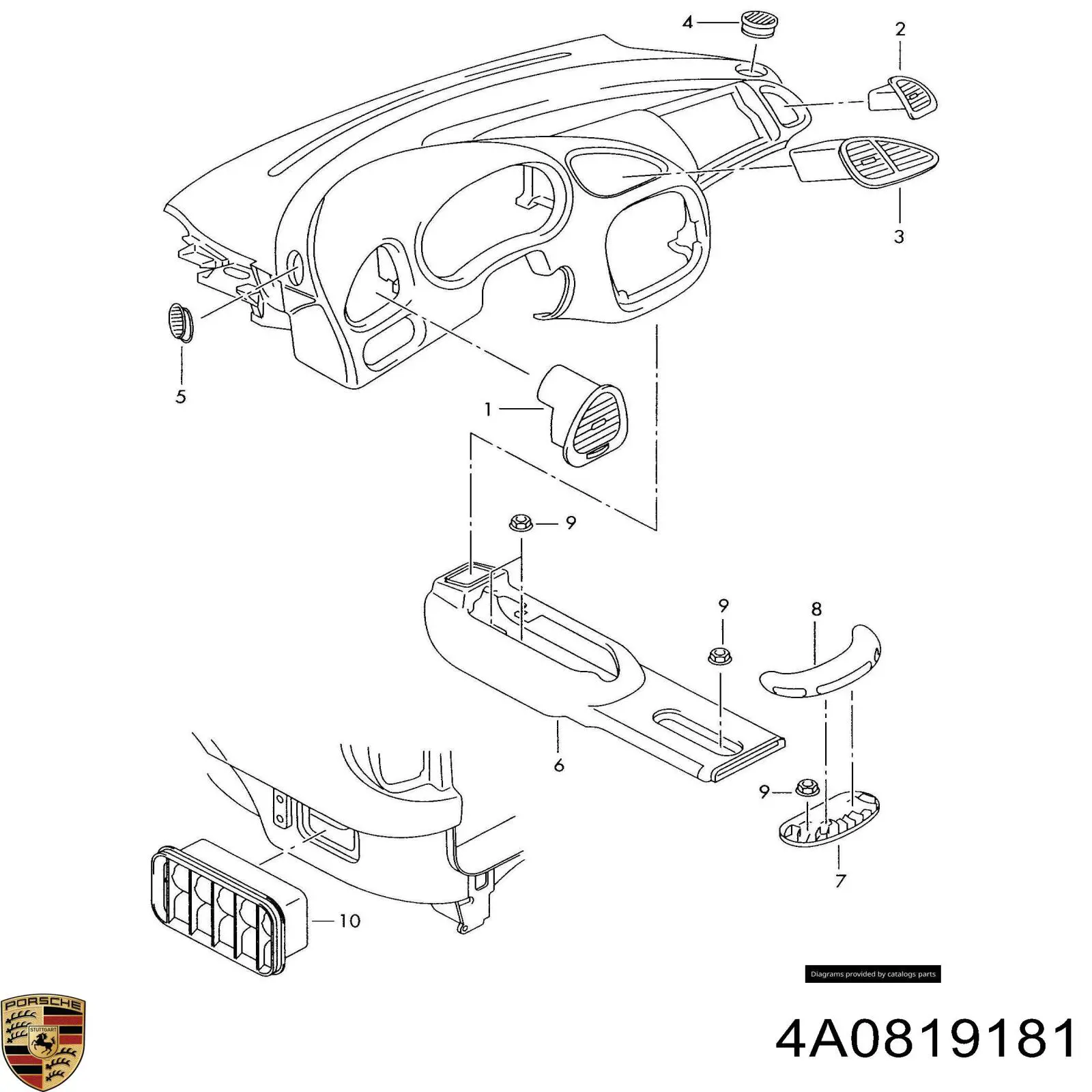  4A0819181 Porsche