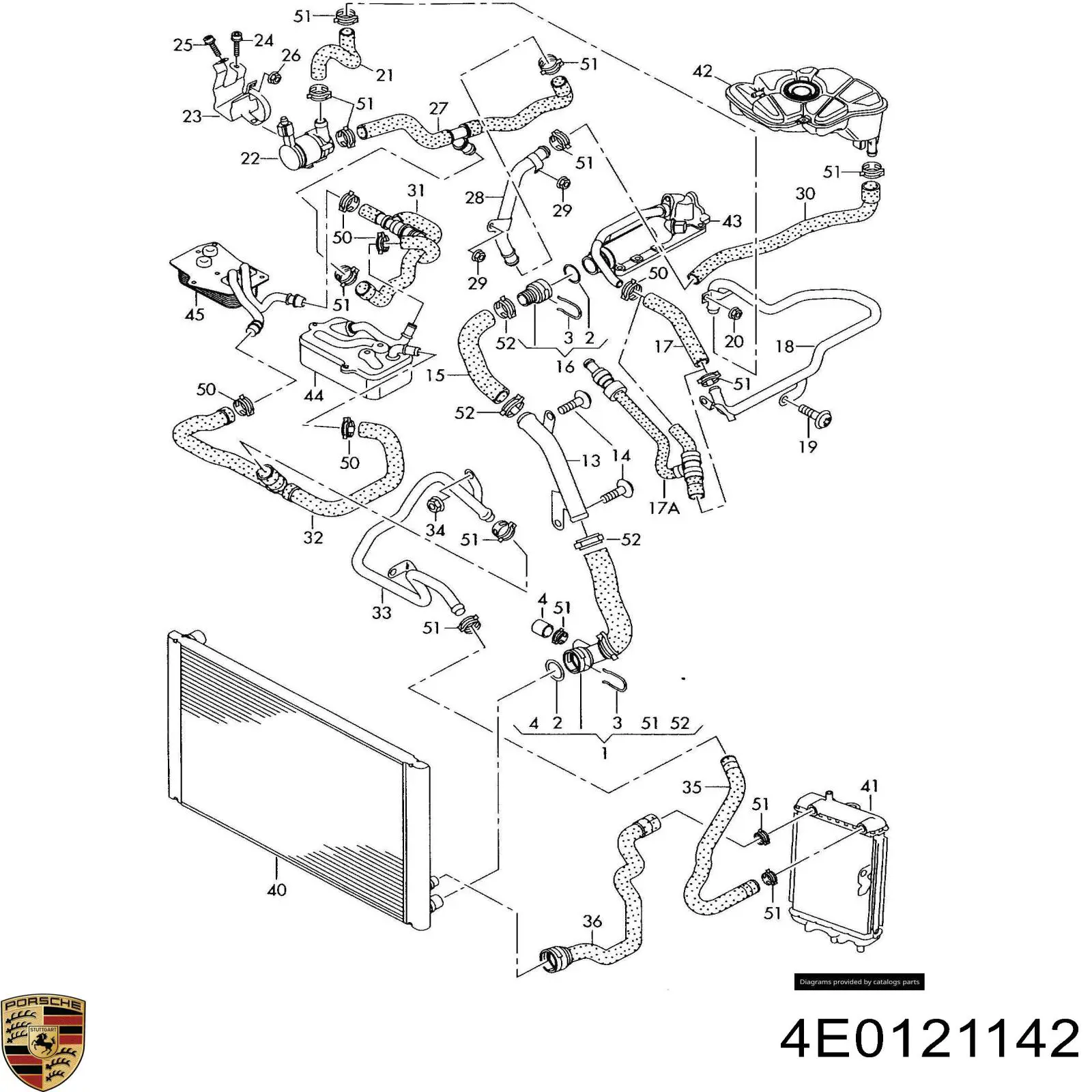 Пружинная защелка суппорта Porsche 4E0121142 цена, от 1.27 USD