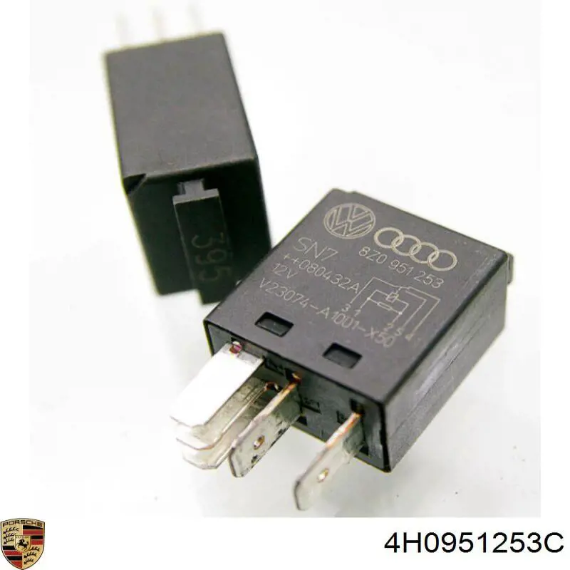 Купить 4H0951253C Porsche Реле стартера