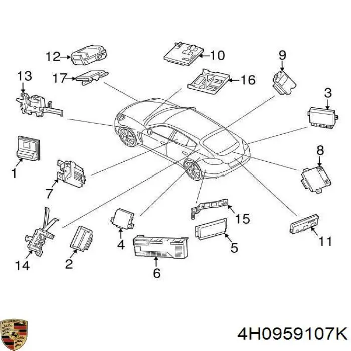  Porsche 4H0959107S