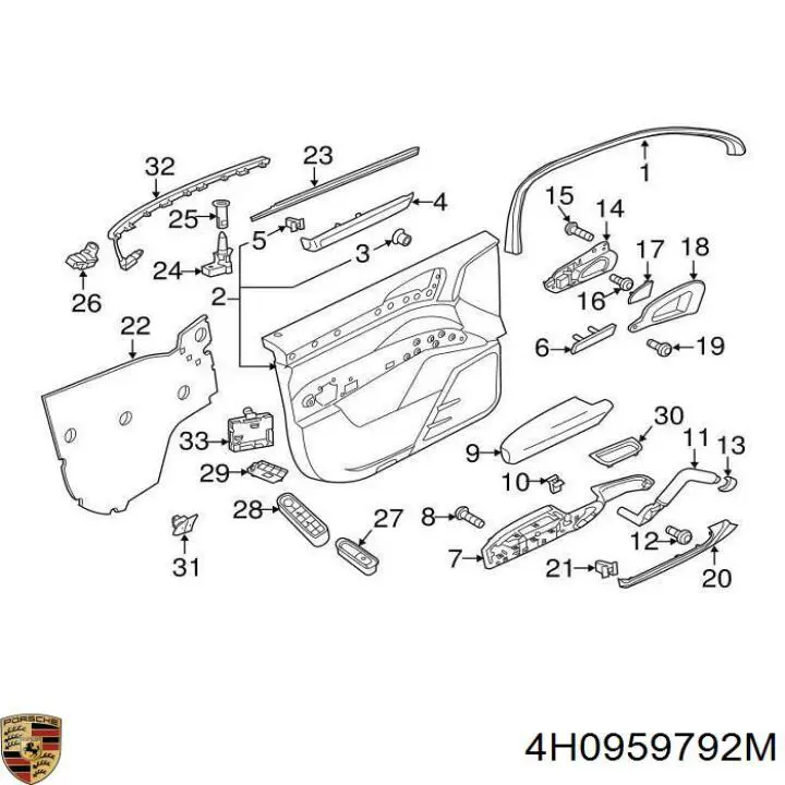 4H0959792S Porsche 