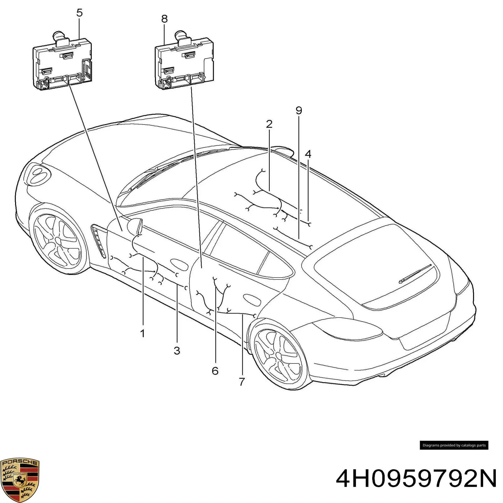 4H0959792P Porsche 