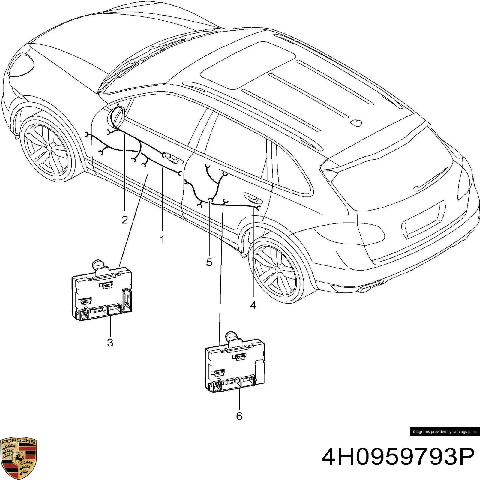  4H0959793P Porsche