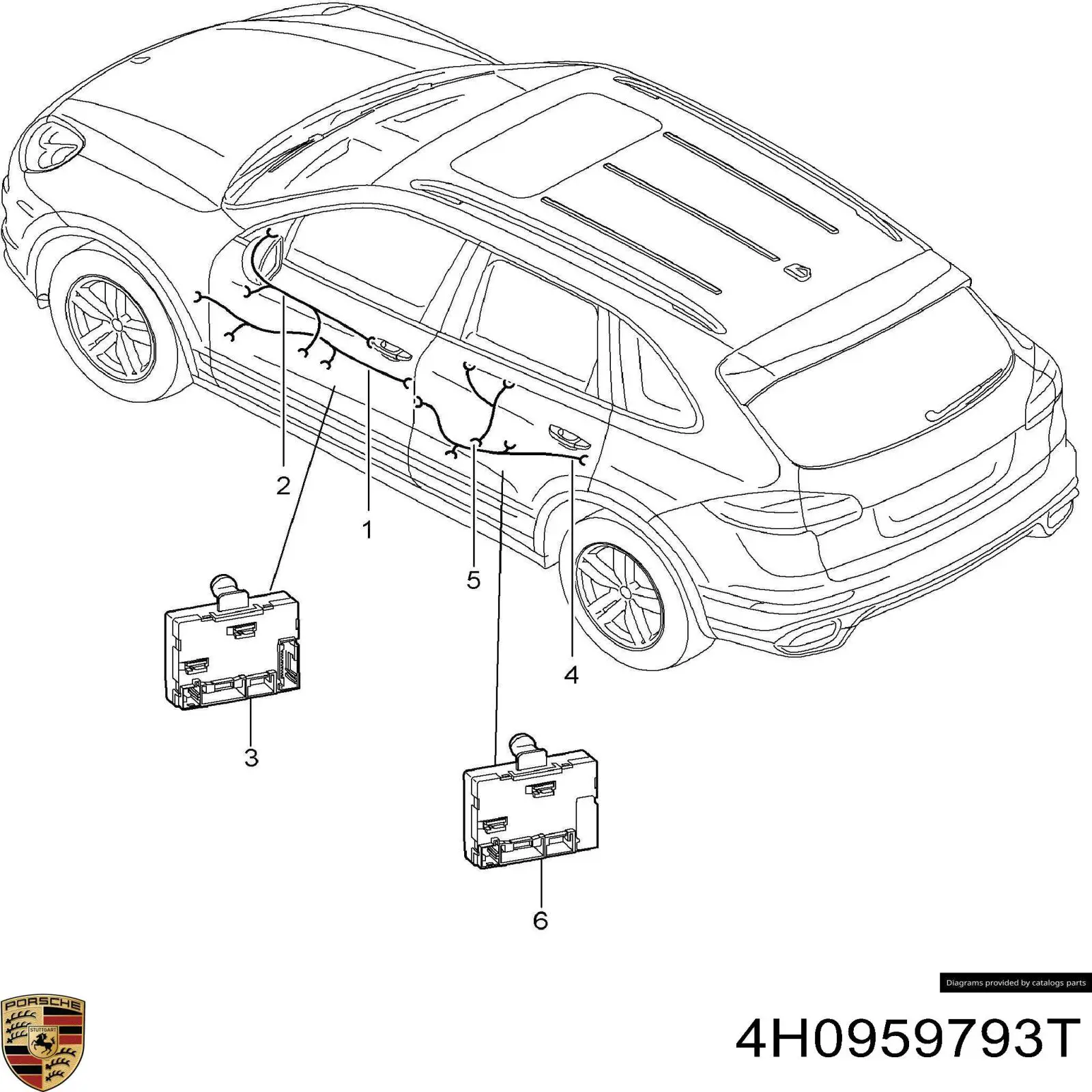 4H0959793T Porsche 