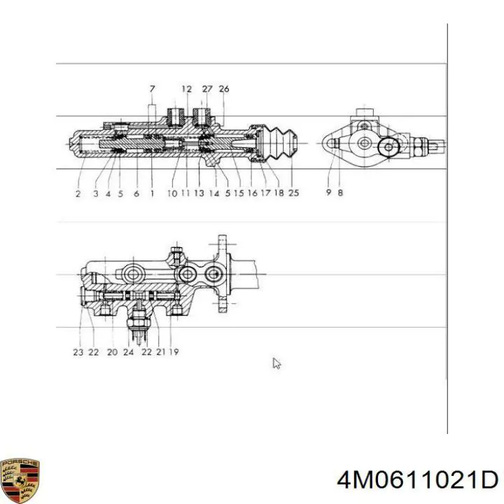  4M0611021D Porsche