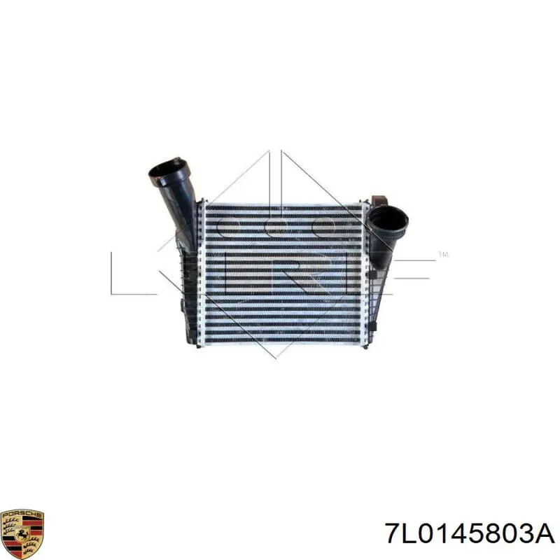 Купить 7L0145803A Porsche Интеркулер