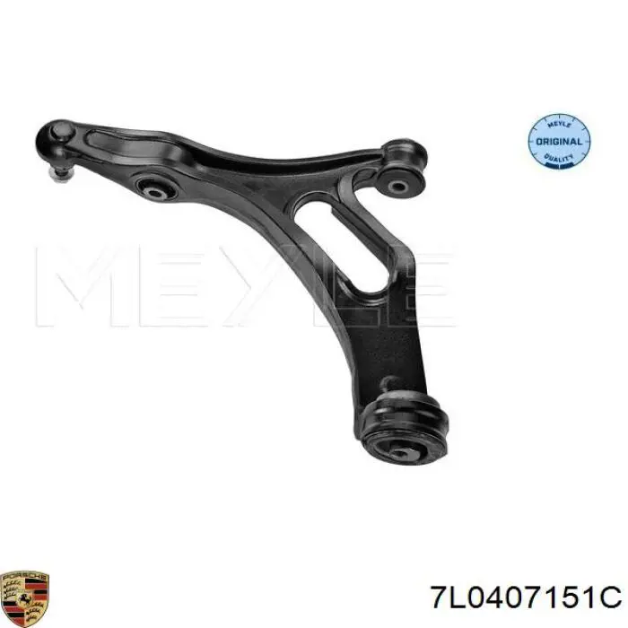 Купить 7L0407151C Porsche Рычаг передней подвески левый