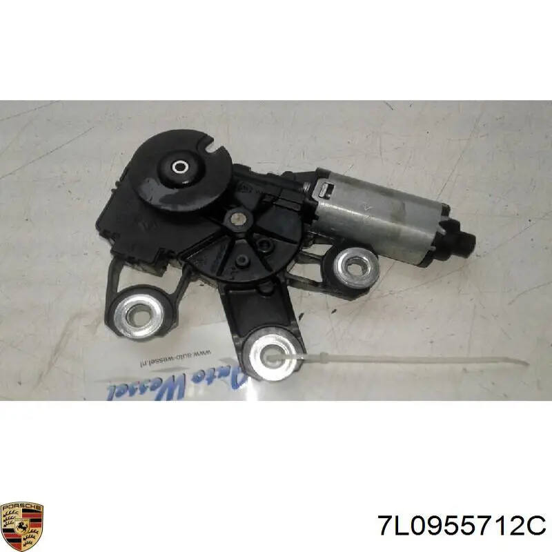 7L0955712C Porsche motor de limpador pára-brisas de vidro traseiro