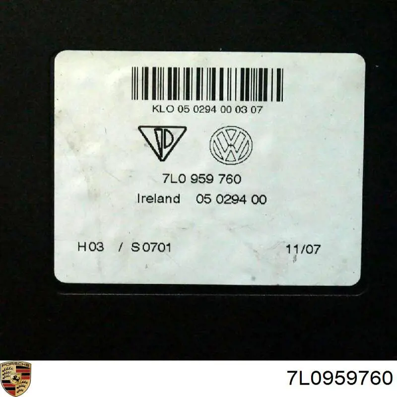Модуль управления (ЭБУ) переднего сидения VAG 7L0959760004 цена, от 24.07 USD