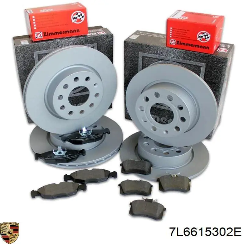 Передний тормозной диск Porsche 7L6615302E