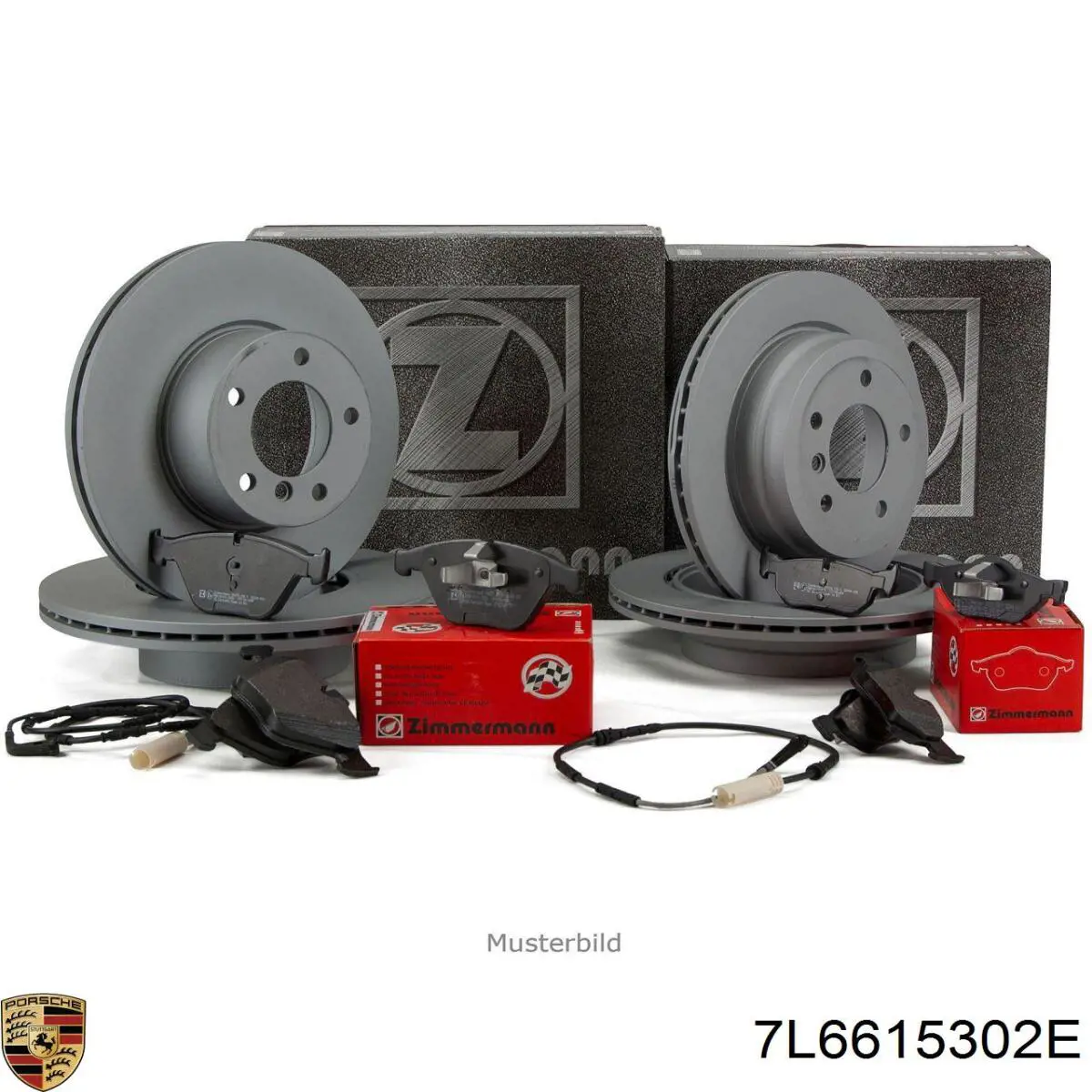 Тормоз дисковый передний Porsche 7L6615302E цена, от 98.86 USD