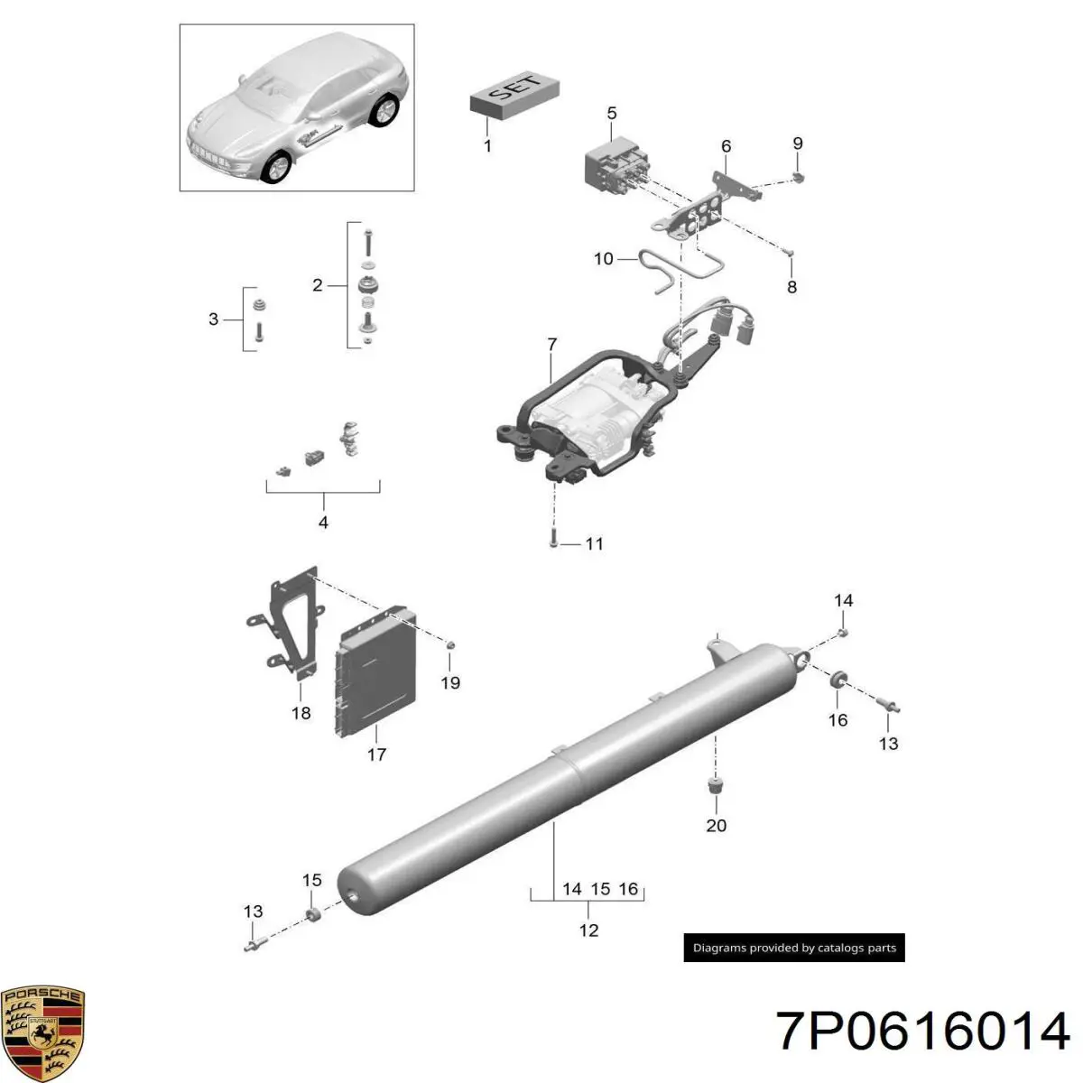  VAG 7P0616014 цена, от 366.11 USD