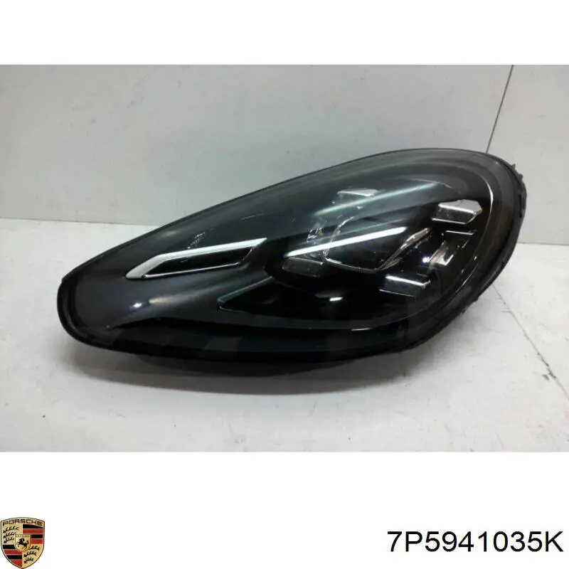 Левая фара 7P5941035K Porsche