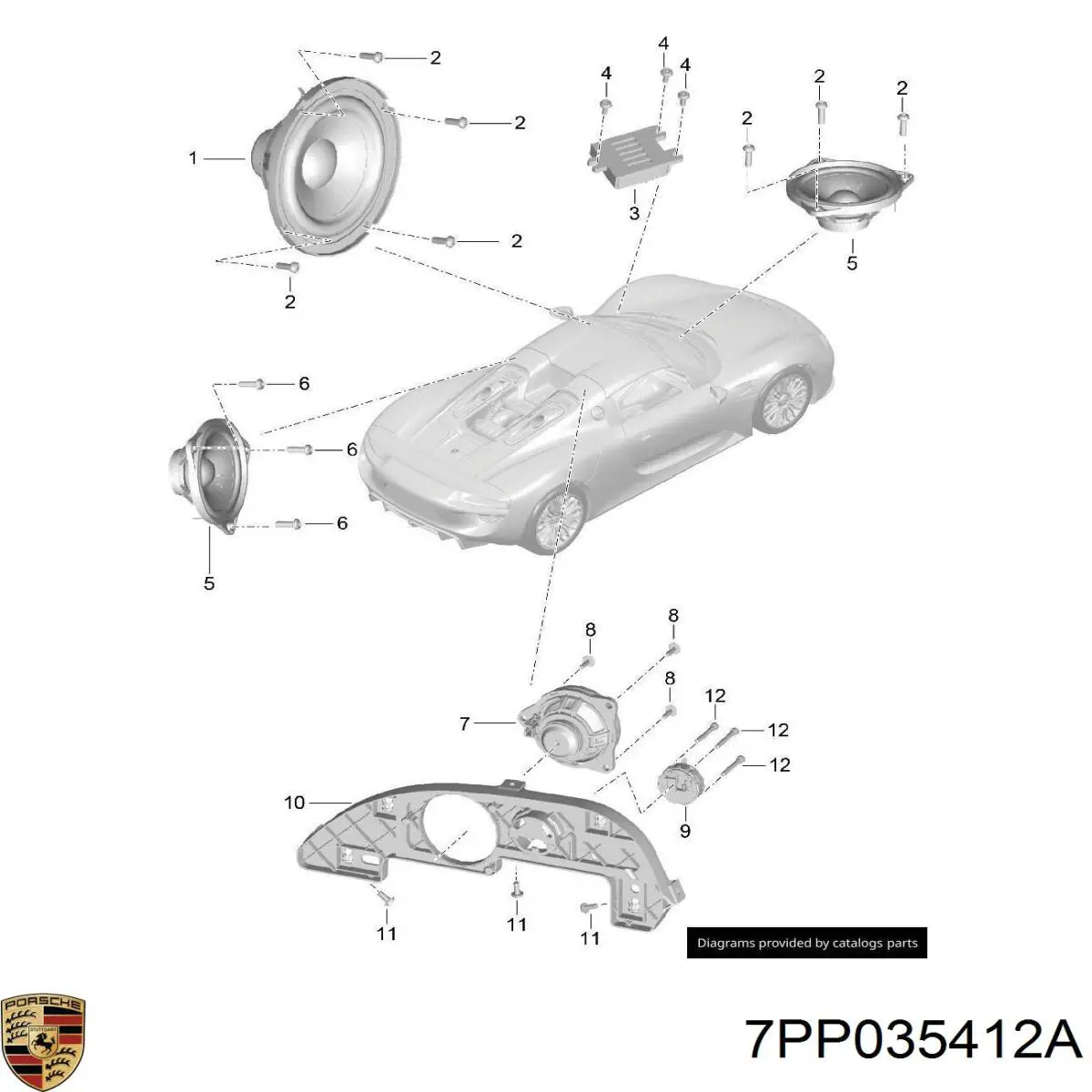  7PP035412A Porsche