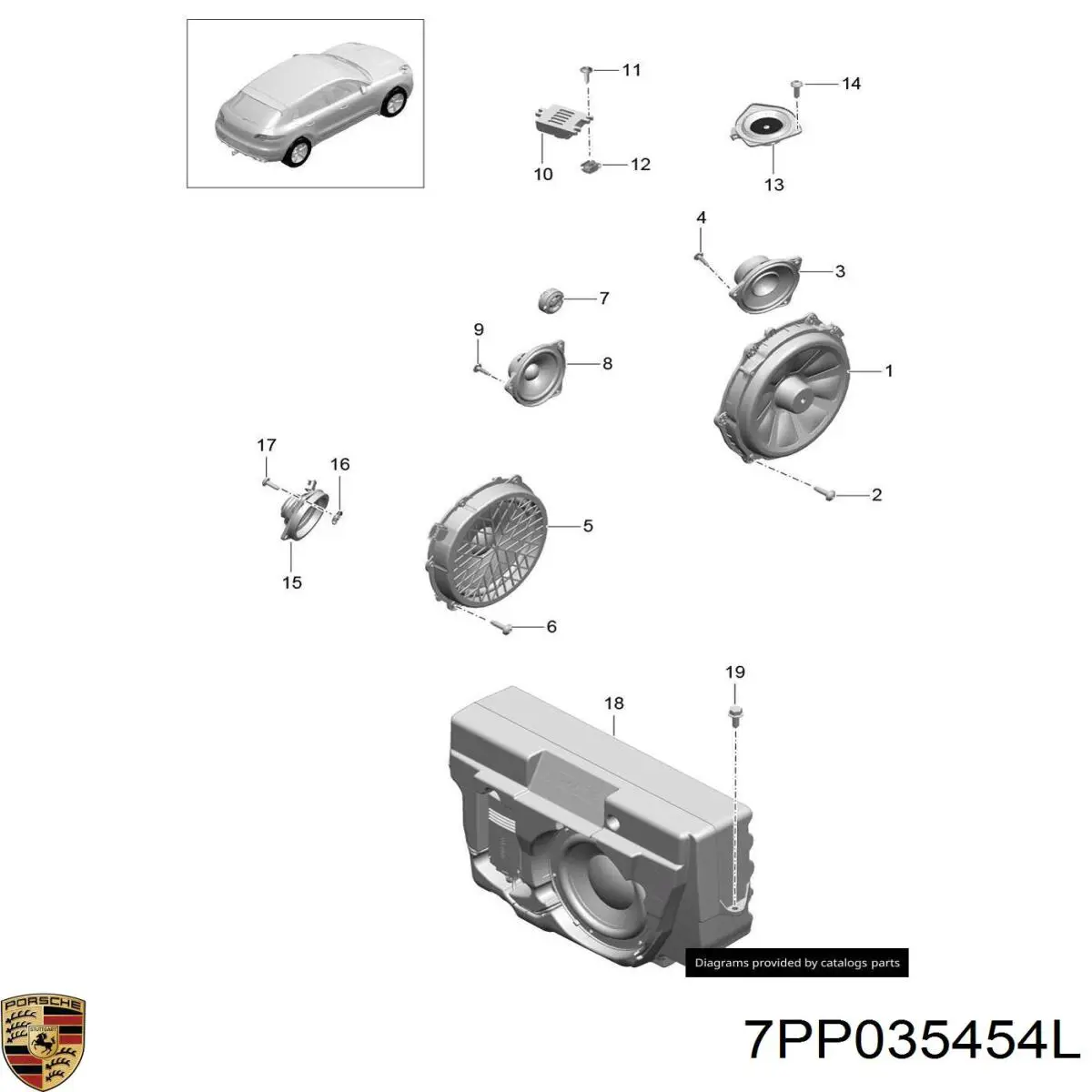  Porsche 7PP035454L