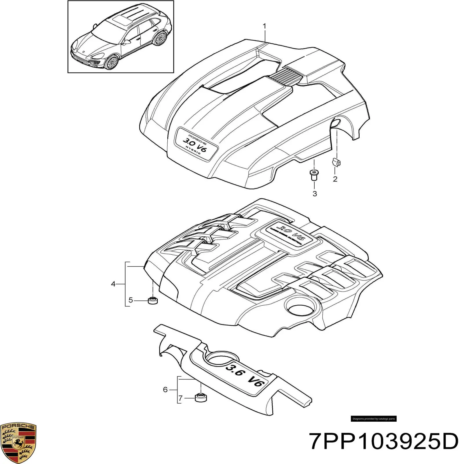  7PP103925D Porsche