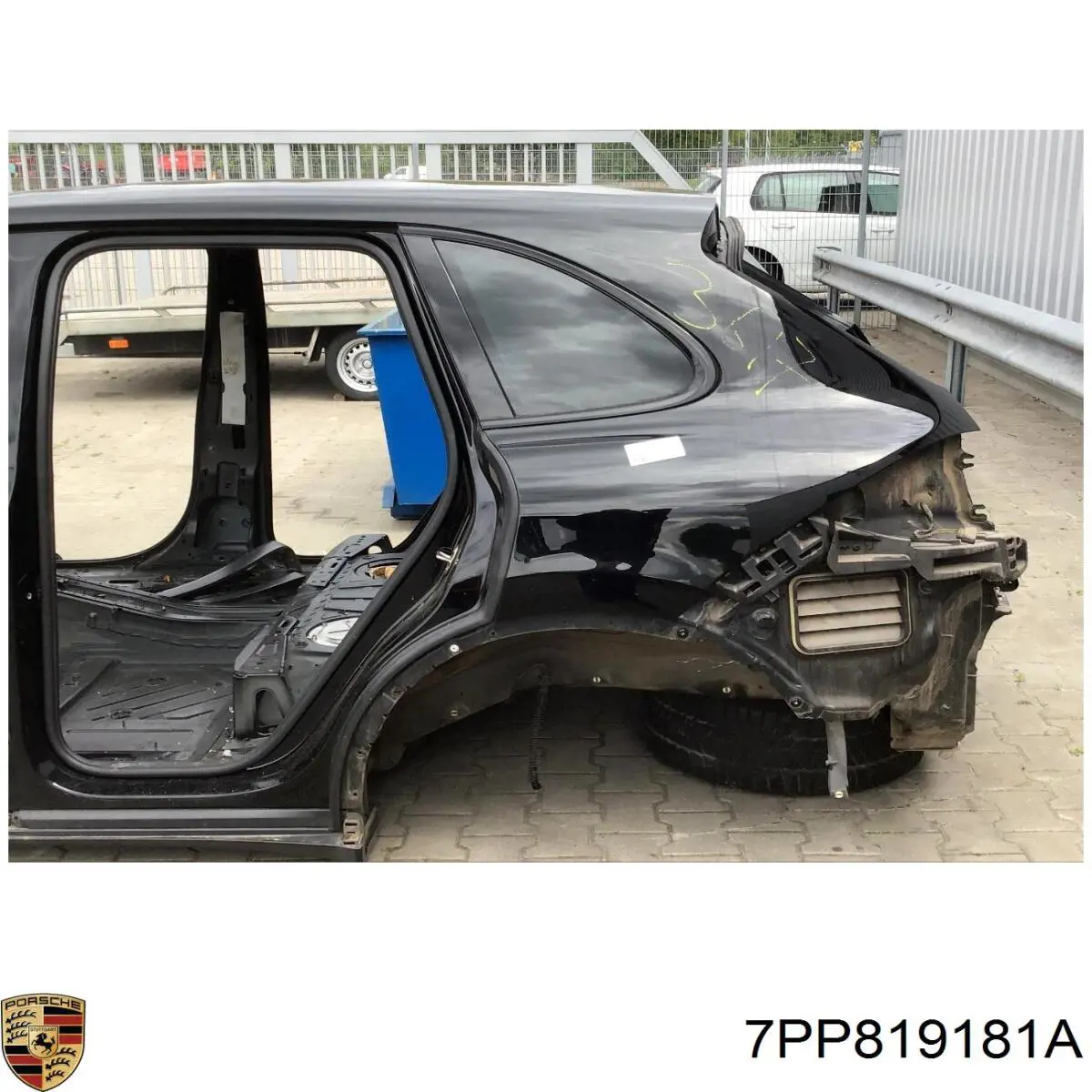 Решетка вентиляционная задняя Porsche 7PP819181A