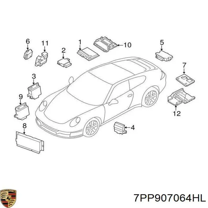  7PP907064HL Porsche