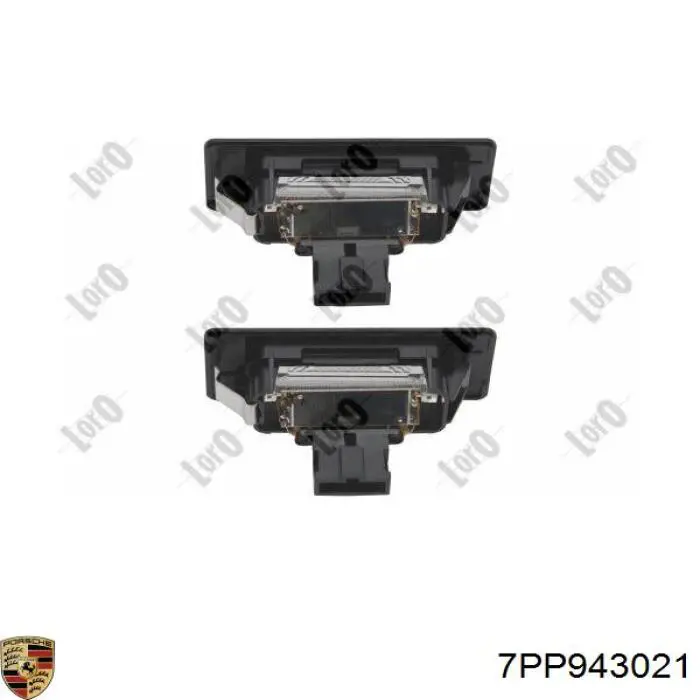 Фонарь подсветки заднего номера Porsche 7PP943021 цена, от 6.33 USD