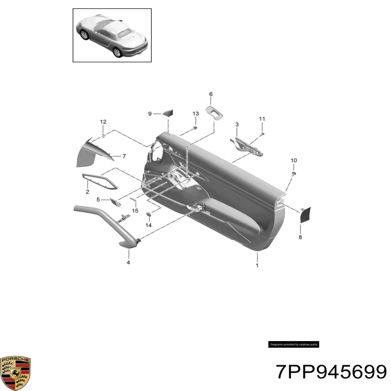  7PP945699 Porsche