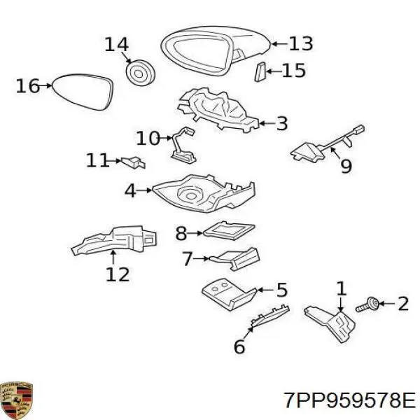  7PP959578E Porsche