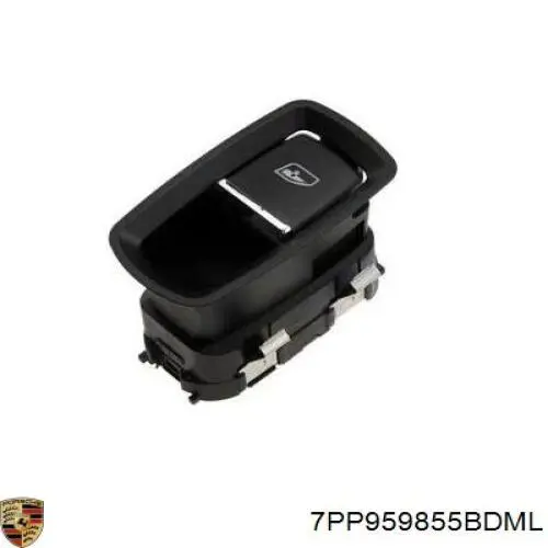 7PP959855BDML Porsche кнопка включения мотора стеклоподъемника передняя правая