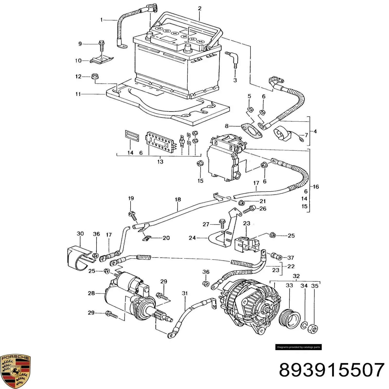  893915507 Porsche