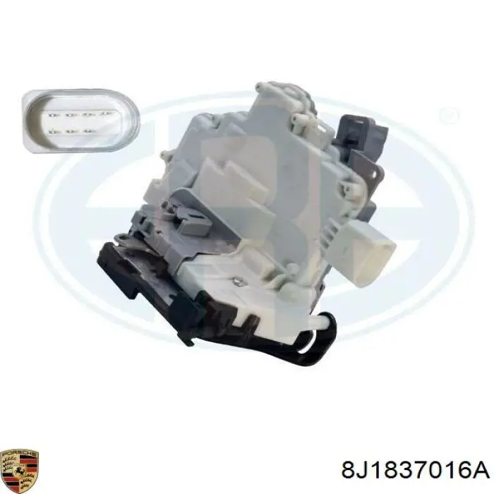Купить 8J1837016A Porsche Замок передней правой двери