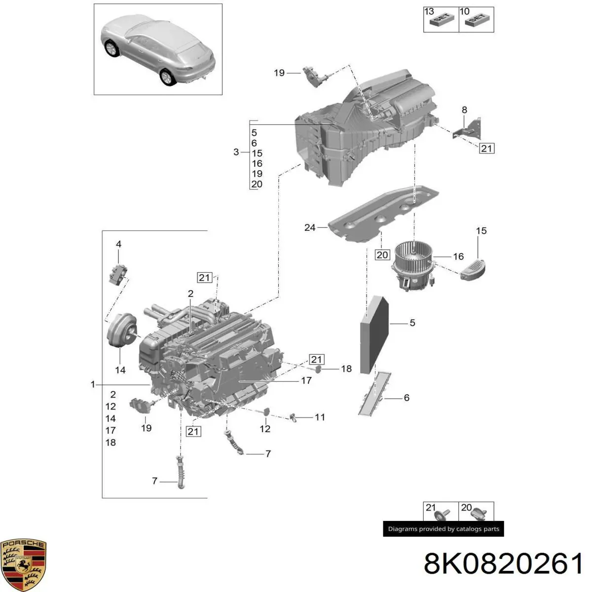 Кольца для трубок кондиционера Porsche 8K0820261 цена, от 8.57 USD