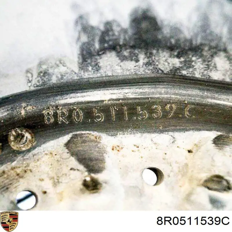 Купить 8R0511539C Porsche Защита амортизатора заднего