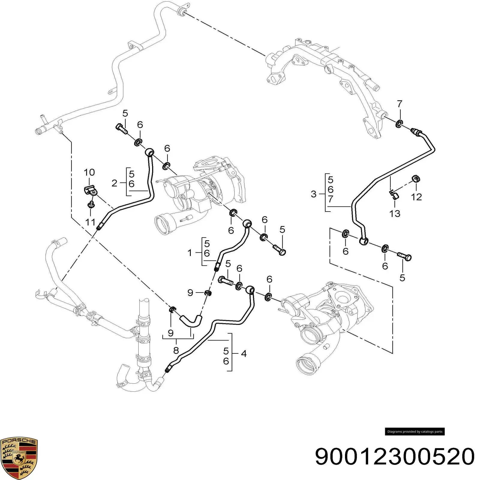  90012300520 Porsche