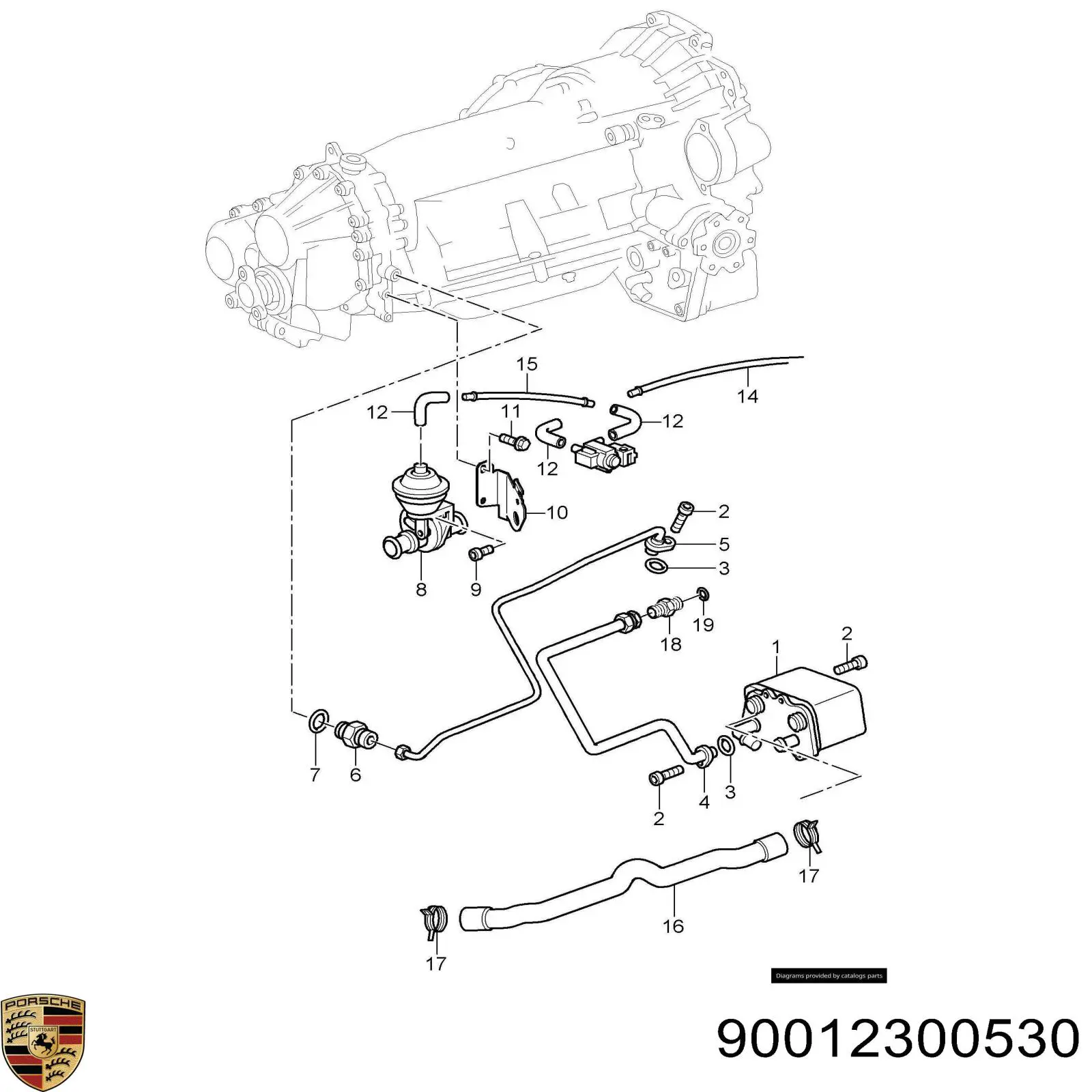  90012300530 Porsche