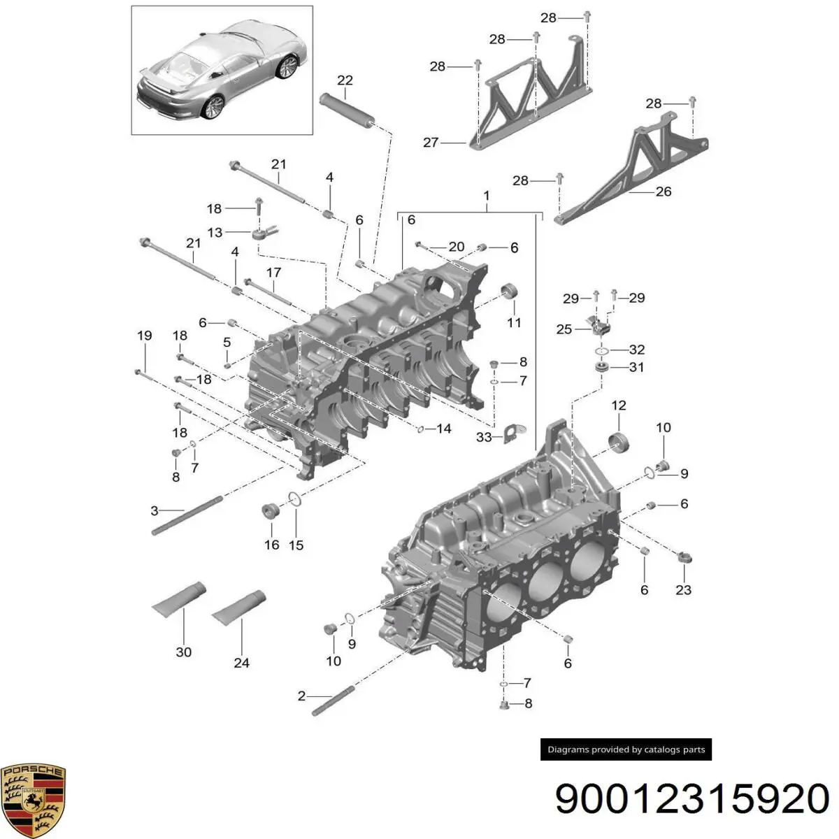 90012315920 Porsche