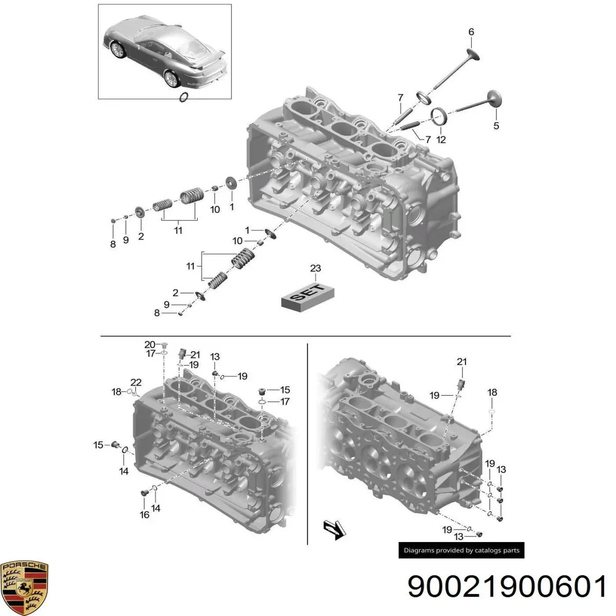 Купить 90021900601 Porsche 