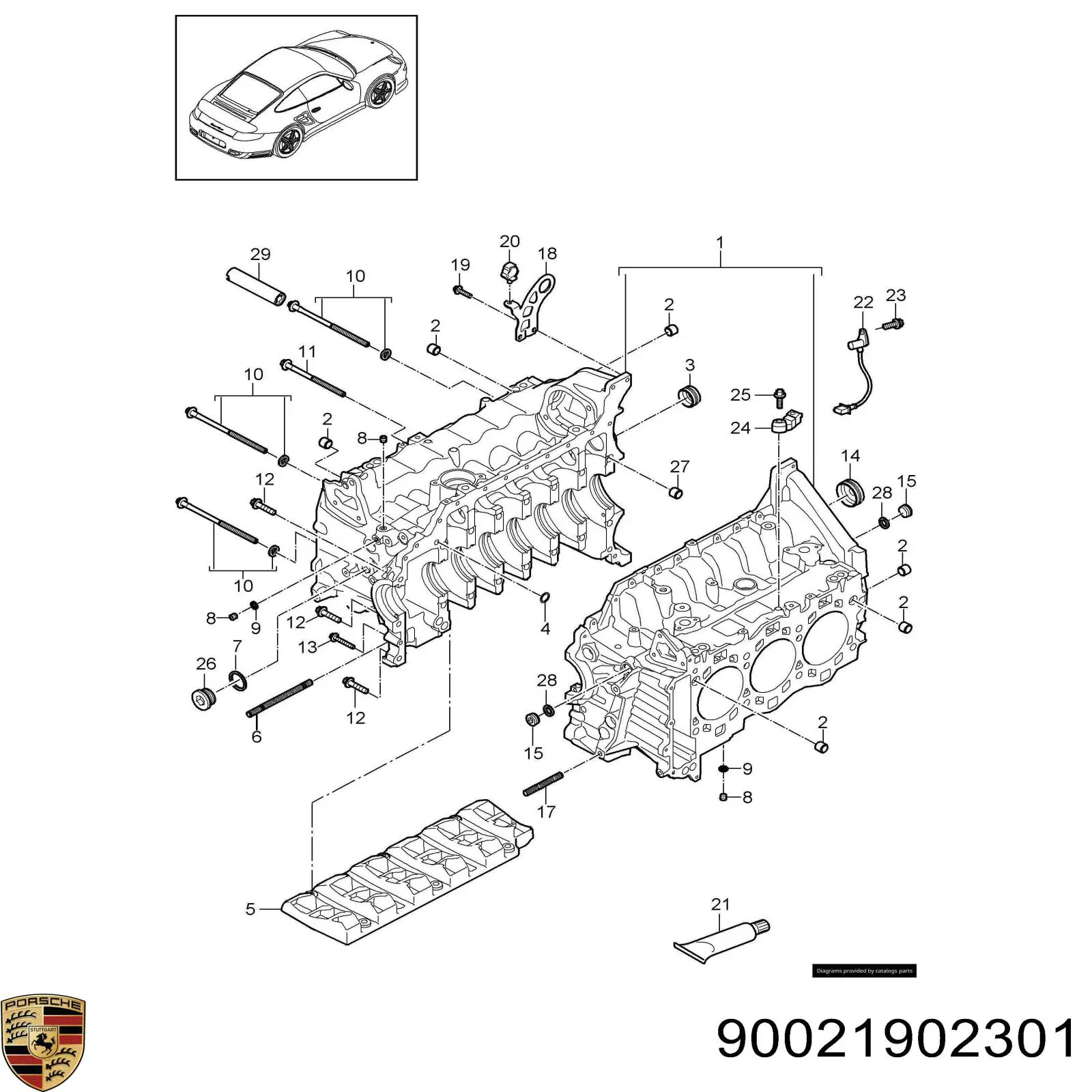 90021902301 Porsche 