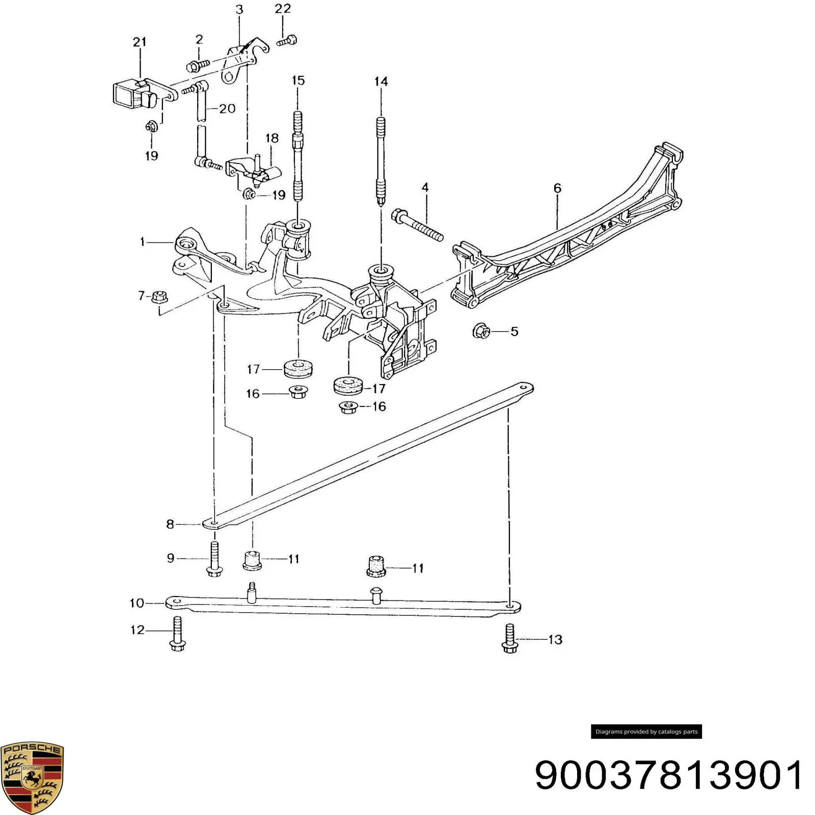 Купить 90037813901 Porsche 