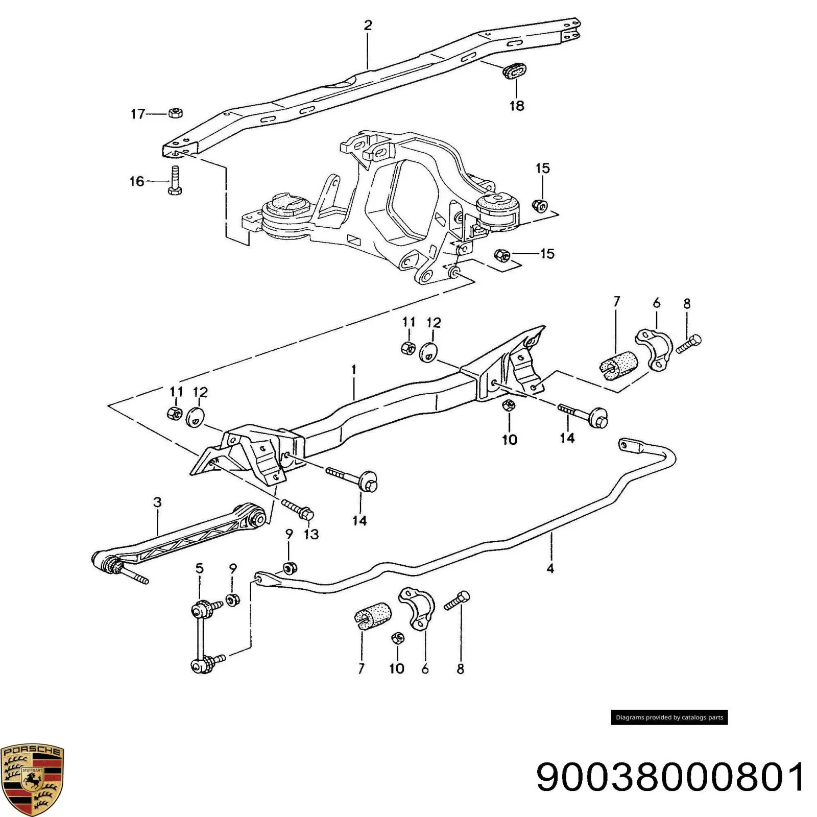  90038000801 Porsche