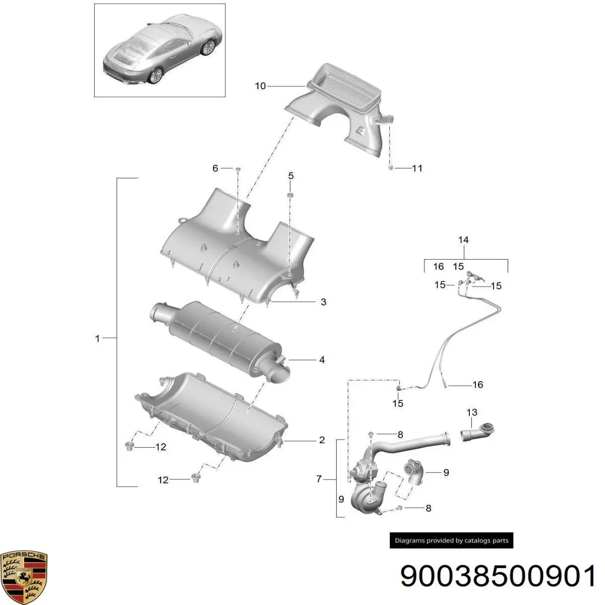 90038500901 Porsche 