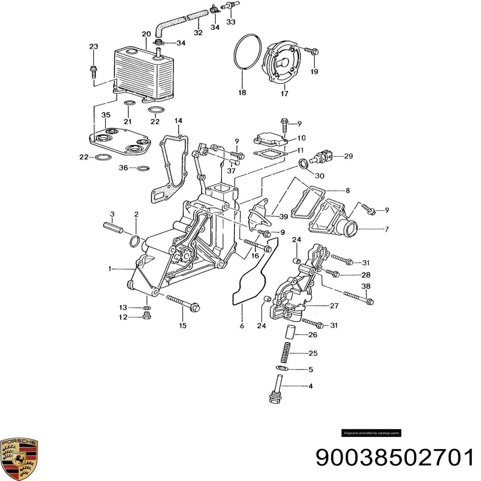  Porsche 90038502701 цена, от 5.86 USD