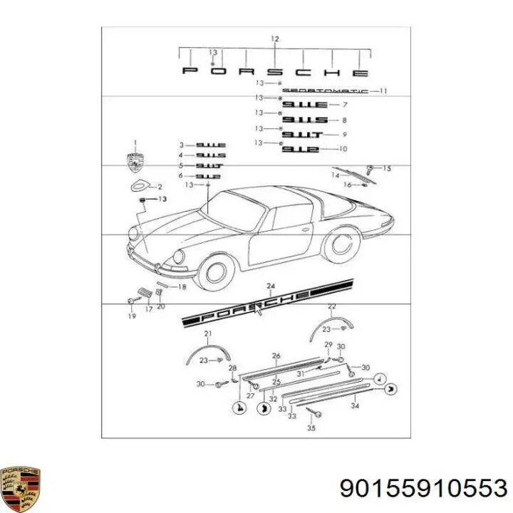  Porsche 90155910553