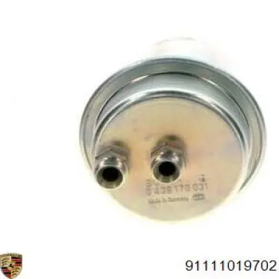91111019702 Porsche Гидроаккумулятор системы питания