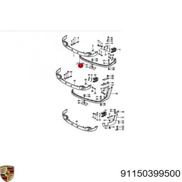  91150399500 Porsche