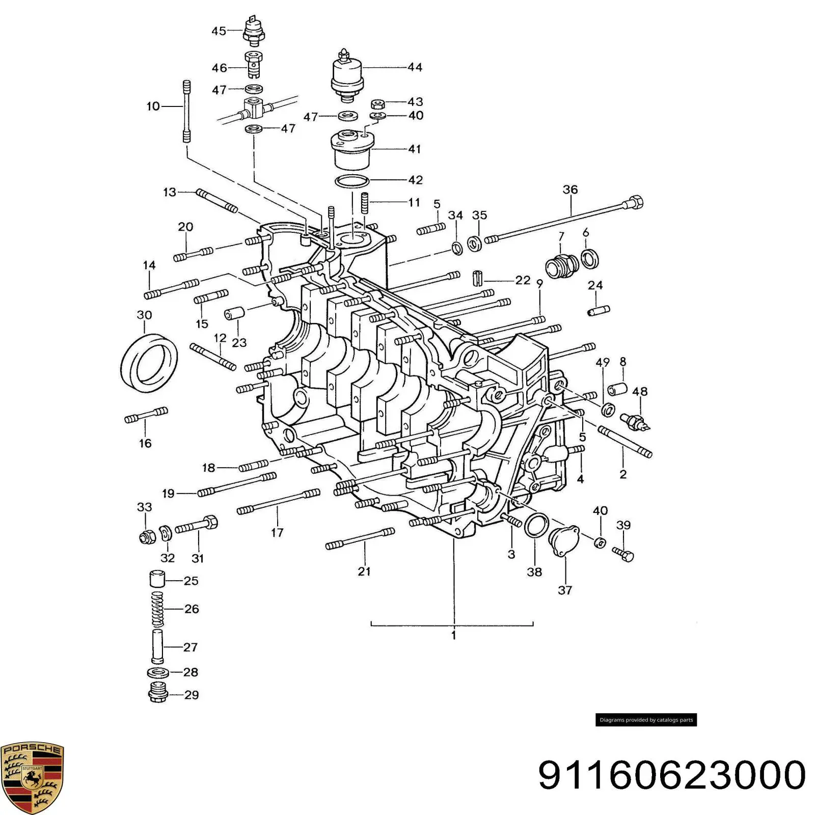 Датчик давления масла 91160623000 Porsche
