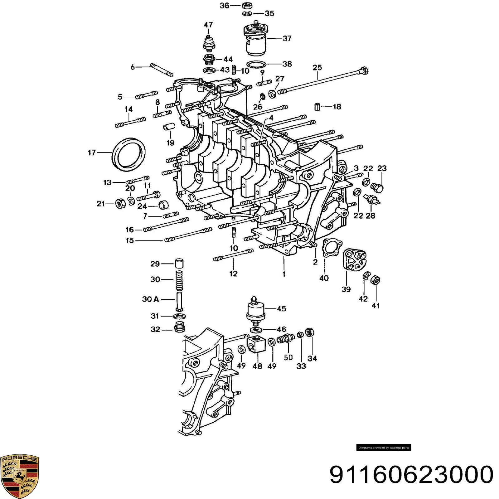 91160623000 Porsche Датчик указателя давления масла