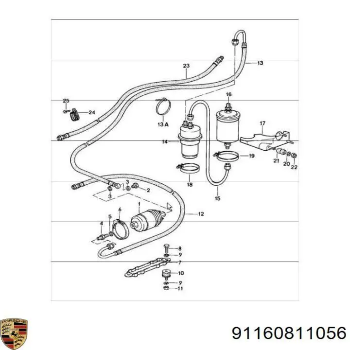  Porsche 91160811056