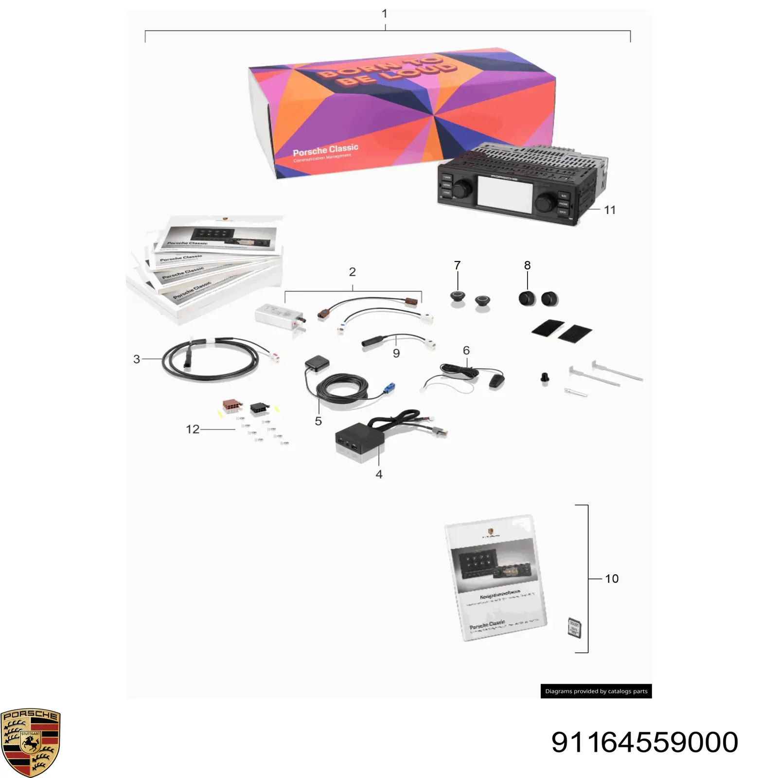 Купить 91164559000 Porsche 