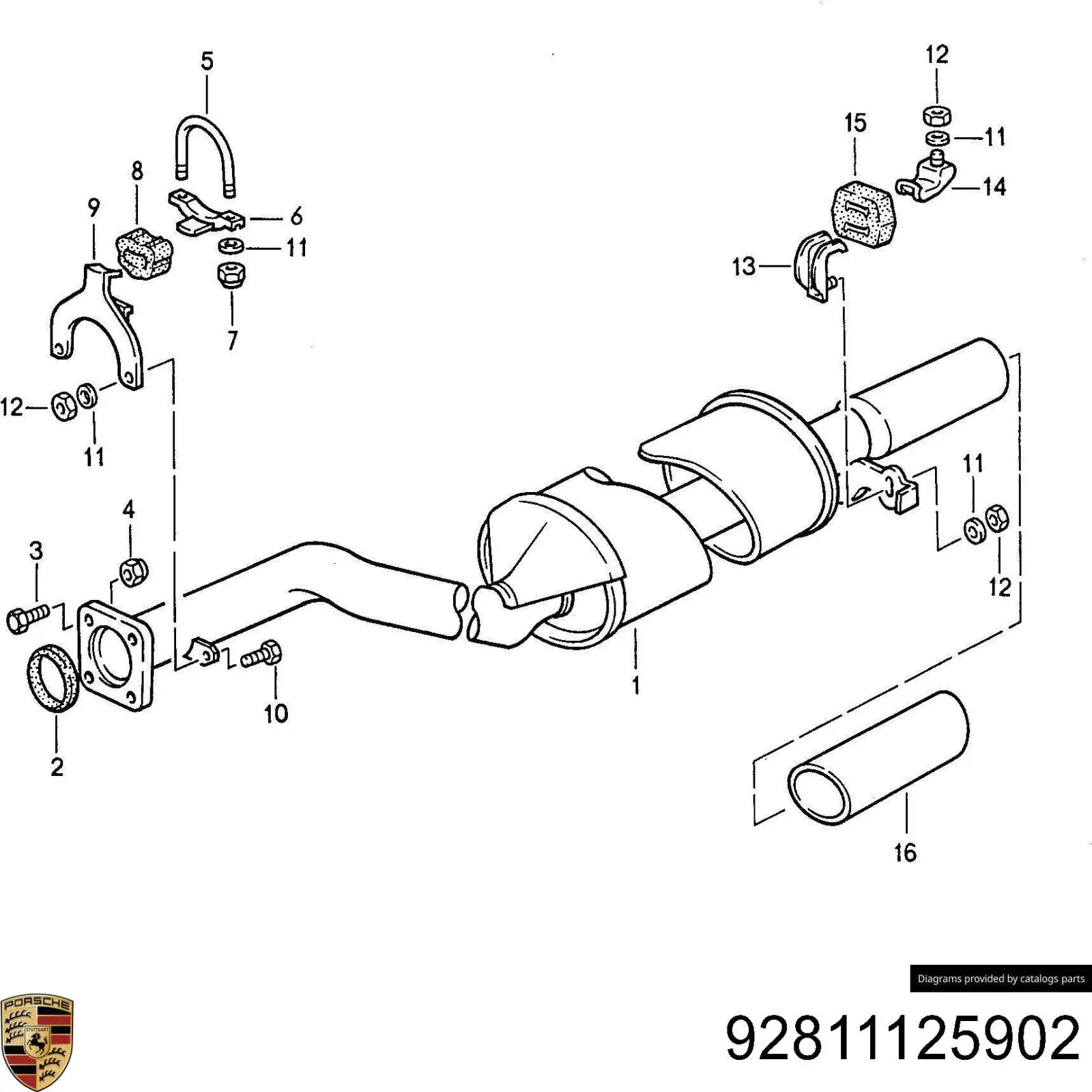  92811125902 Porsche