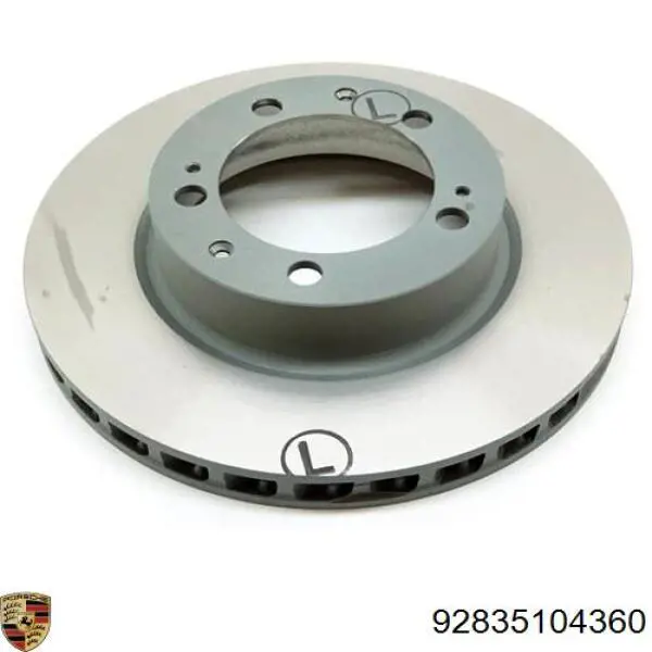 92835104360 Porsche Диск тормозной передний