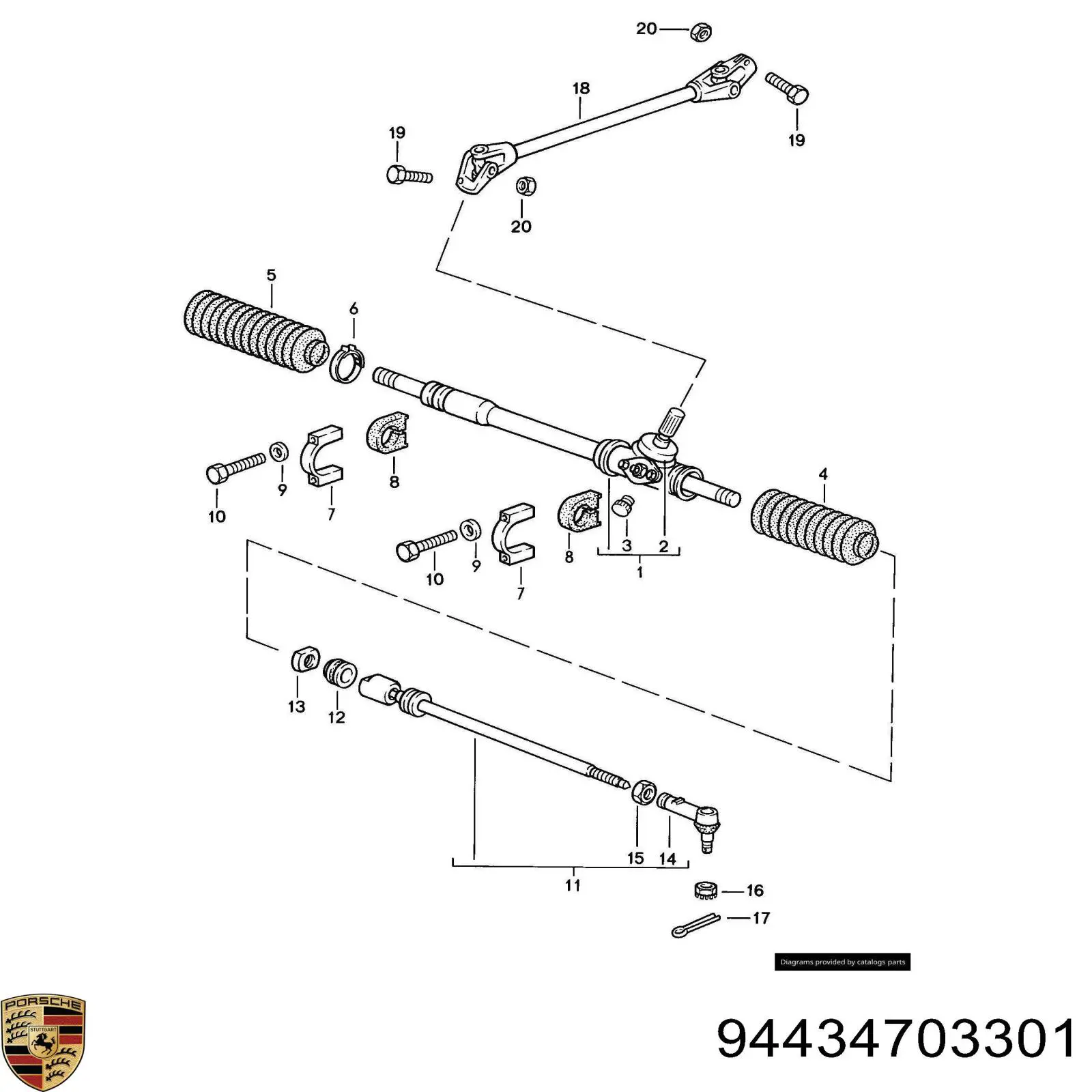 Купить 49396105 Corteco Тяга рулевая в сборе