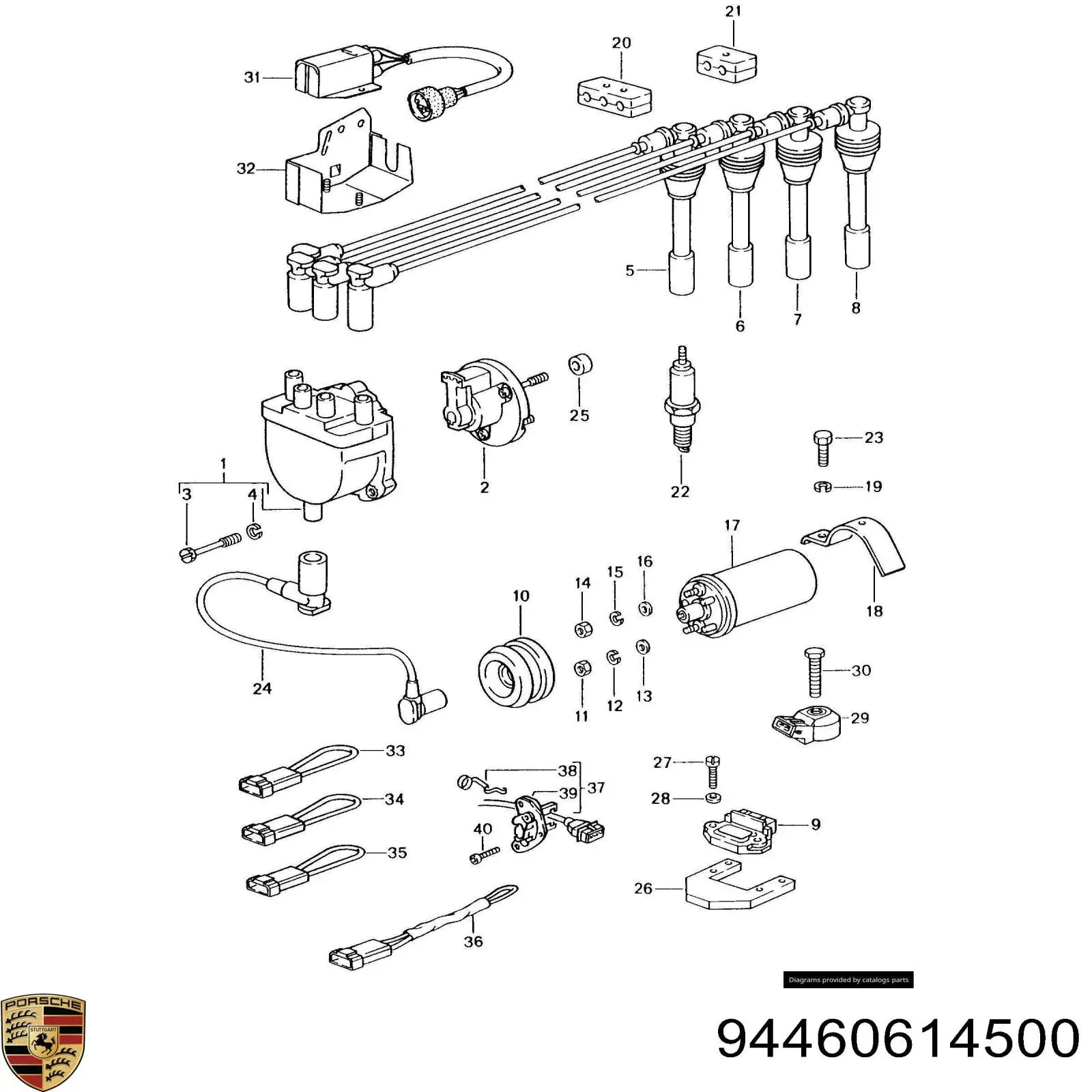 94460614500 Porsche Датчик самовоспламенения